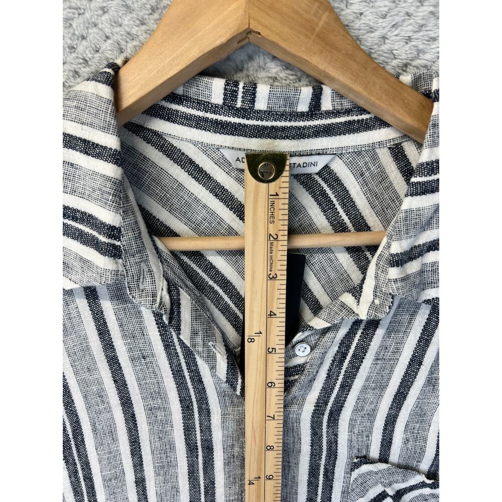 New Adrienne Vittadini Womens Linen Shirt Dress XXL Boho Cottagecore Minimalist - Picture 16 of 16